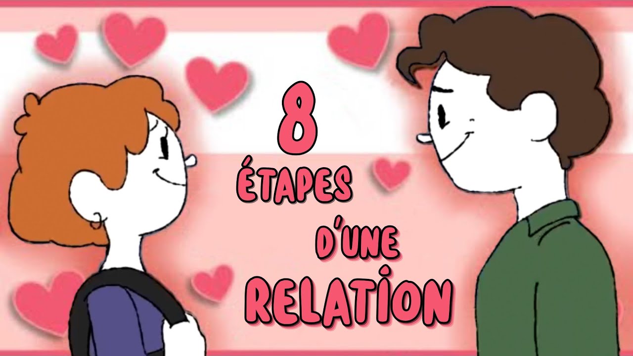 Les 8 étapes d'une RELATION ROMANTIQUE