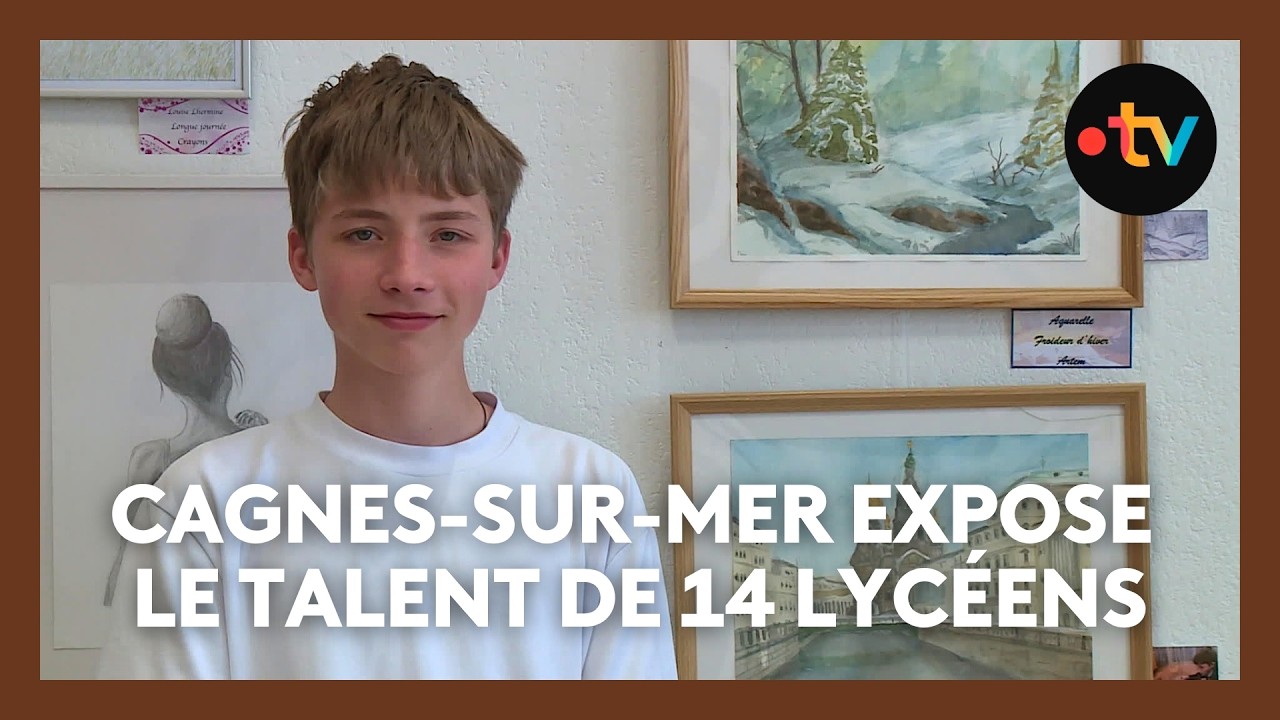 14 lycéens sélectionnés pour exposer leurs œuvres d’art à la mairie annexe du Cros-de-Cagnes