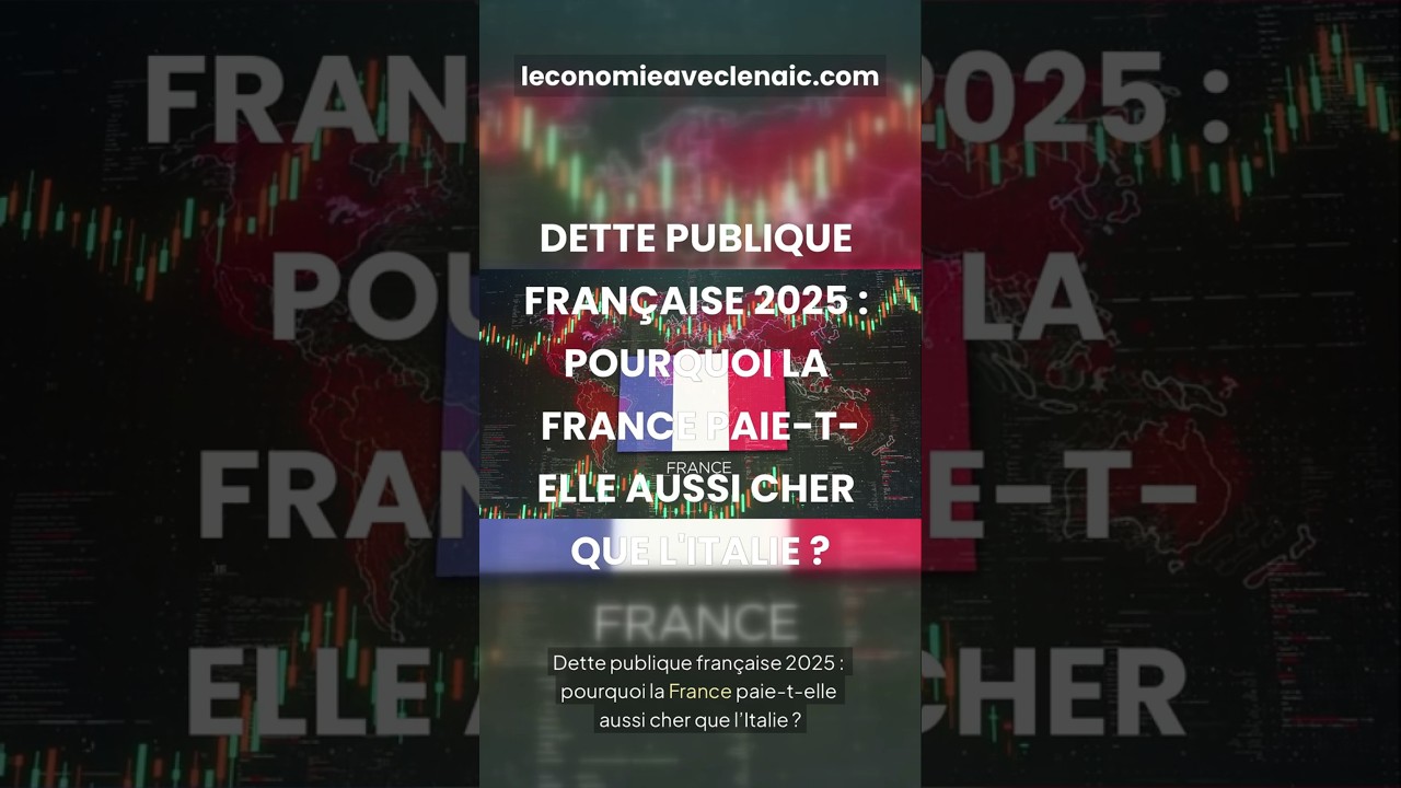Dette publique française 2025 : pourquoi la France paie-t-elle ausssi cher que l'Italie ?