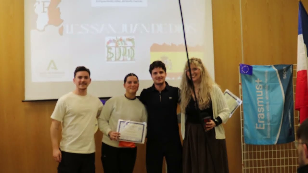 Remise de diplome Erasmus