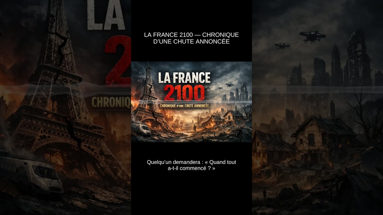LA FRANCE 2100 — CHRONIQUE D’UNE CHUTE ANNONCÉE - Imagine l’an 2100, un pays oublié