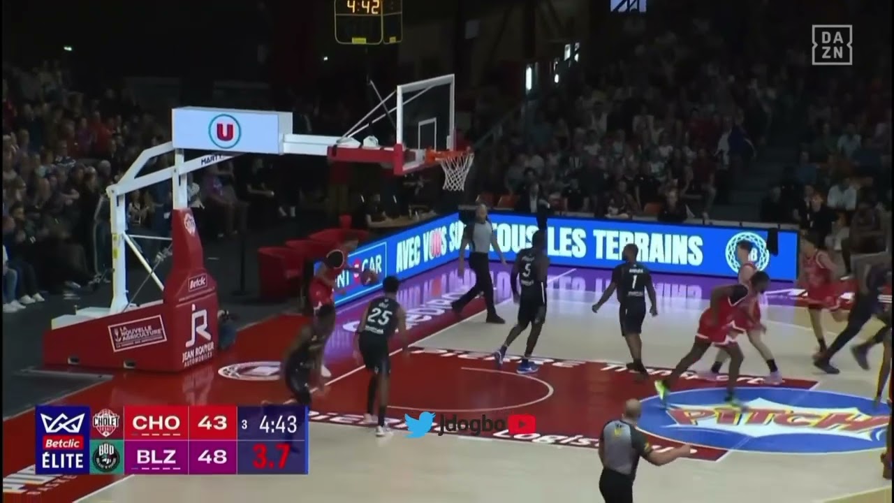 16 Year-Old Aaron Towo-Nansi Impresses for Cholet (Jeep elite )| 8 PTS vs Boulazac Highlights