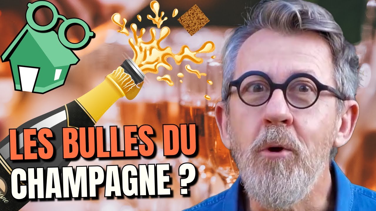 D'où viennent les bulles du CHAMPAGNE !? 🍾