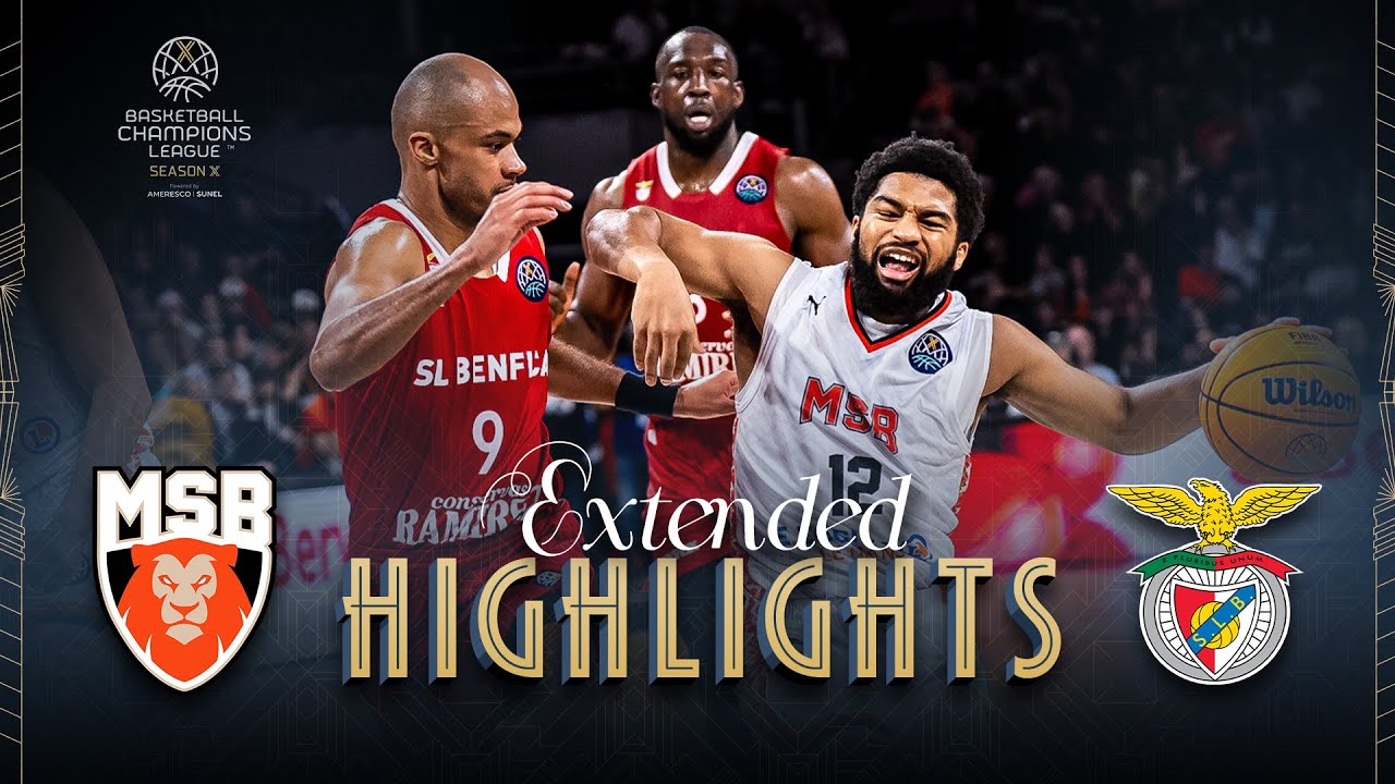 Le Mans Sarthe Basket v SL Benfica | Full Game Highlights | #BasketballCL 2025-26