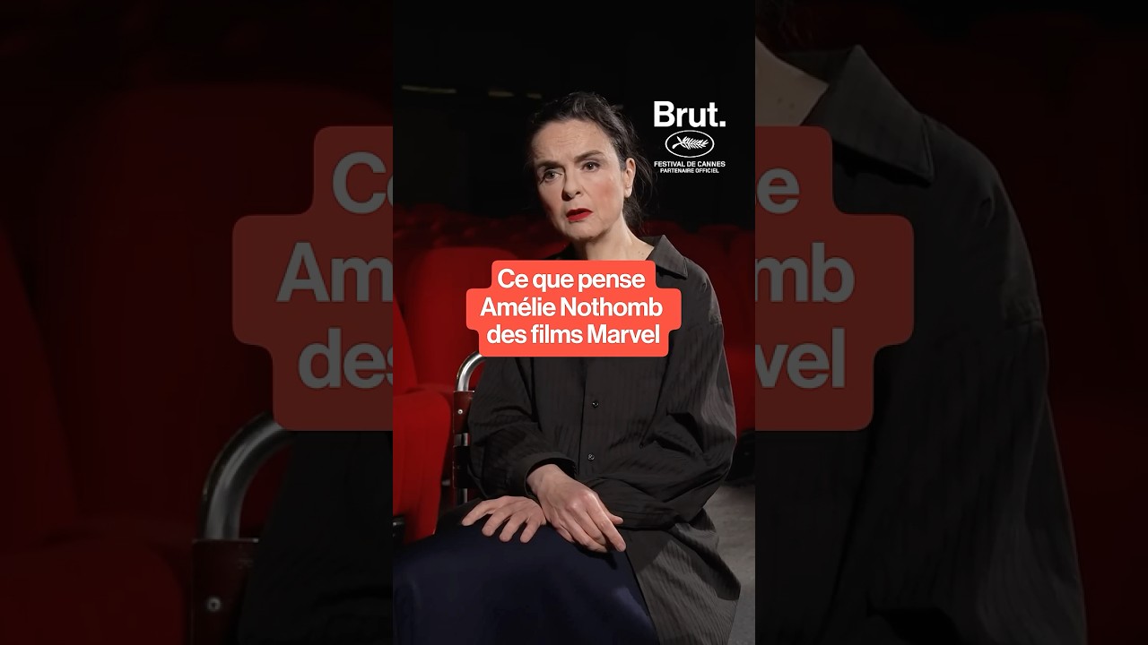 Amélie Nothomb au sujet des films Marvel et des films de super-héros