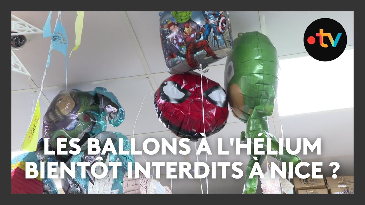 Jugés toxiques pour l'environnement, les ballons gonflés à l'hélium bientôt interdits à Nice ?