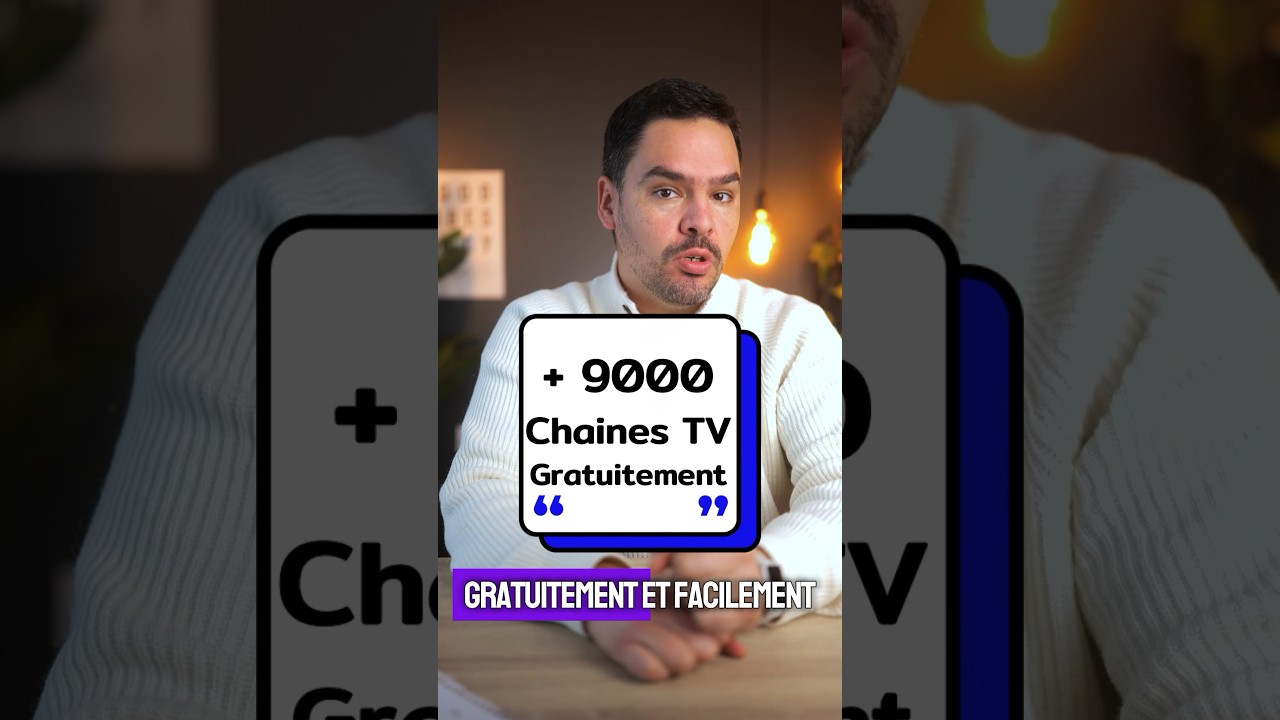 📺✨ Accès illimité : Plus de 9000 chaînes gratuites à découvrir ! #TikTokTech #StreamingGratuit