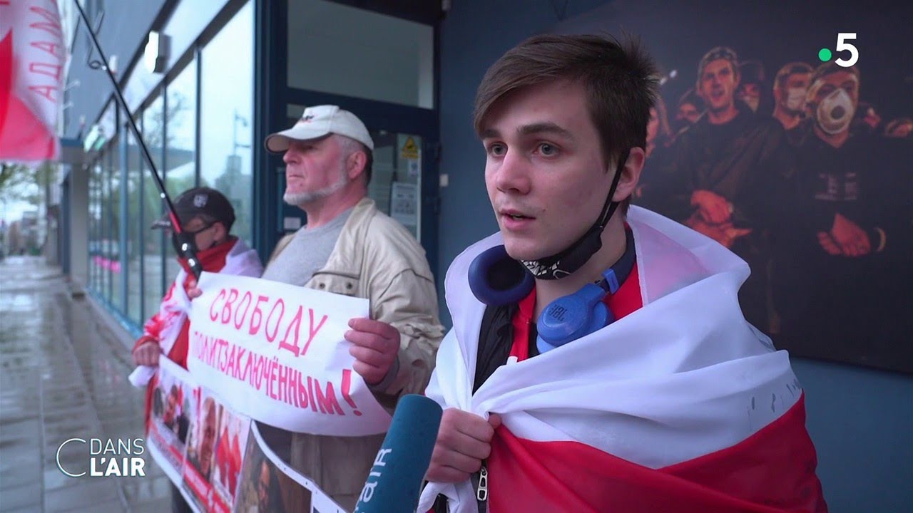 L'opposition biélorusse appelle l’Europe à agir contre Loukachenko - Reportage #cdanslair 25.05.2021