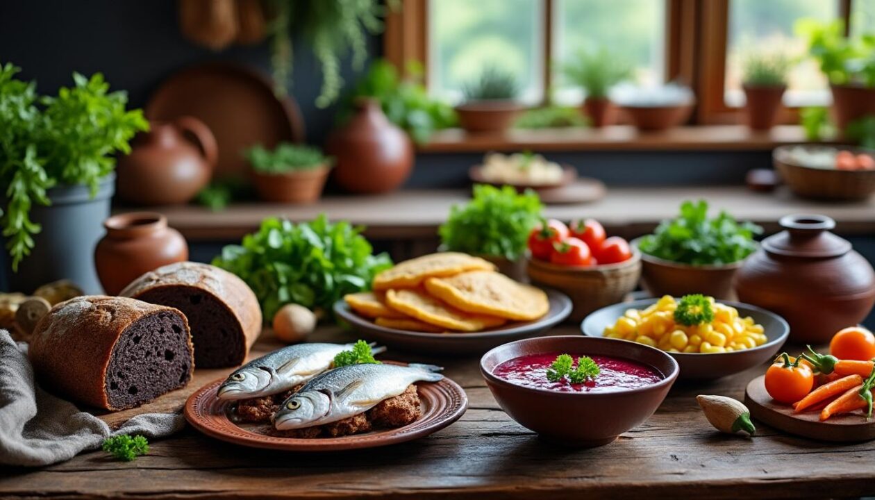 plongez dans les saveurs authentiques de lituanie avec ce documentaire complet d'arte qui explore les cuisines traditionnelles des terroirs lituaniens.